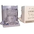 Liverpool Football Club Metal Plaque With Team Logo Established Year And Decorative Design
