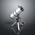 astronomical telescope space telescope observation equipment physical equipment binoculars 3d model