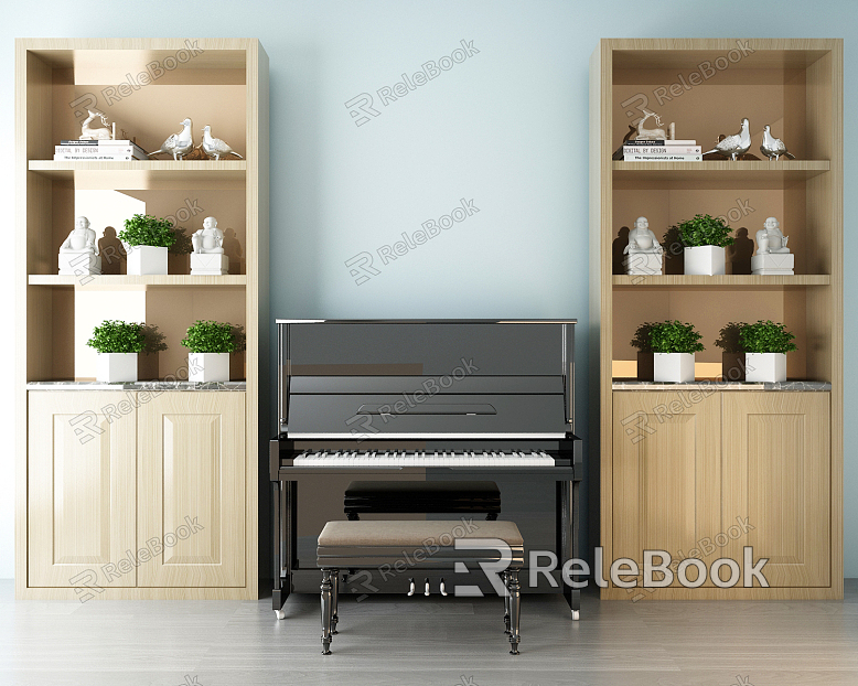 Modern Decorative Cabinet Piano model