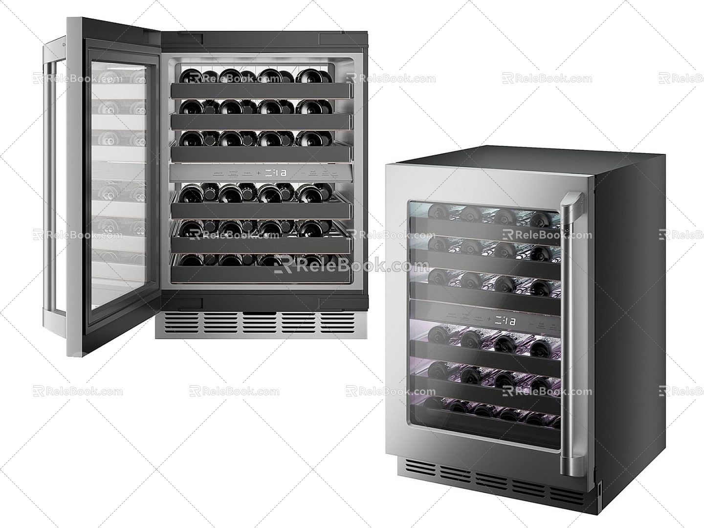 Constant Temperature Wine Cabinet Beverage Cabinet Freezer Preservation Cabinet 3d model