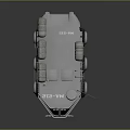 Military Armored Vehicle Weapon System With Multiple Missile Launchers And Large Wheels