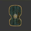 Medieval Shield Ancient Shield Defensive Weapon Ancient Shield Iron Shield Protective Shield Wooden Shield 3d model