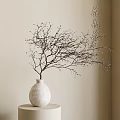 Dried Branches of Silent Wind Vase 3d model