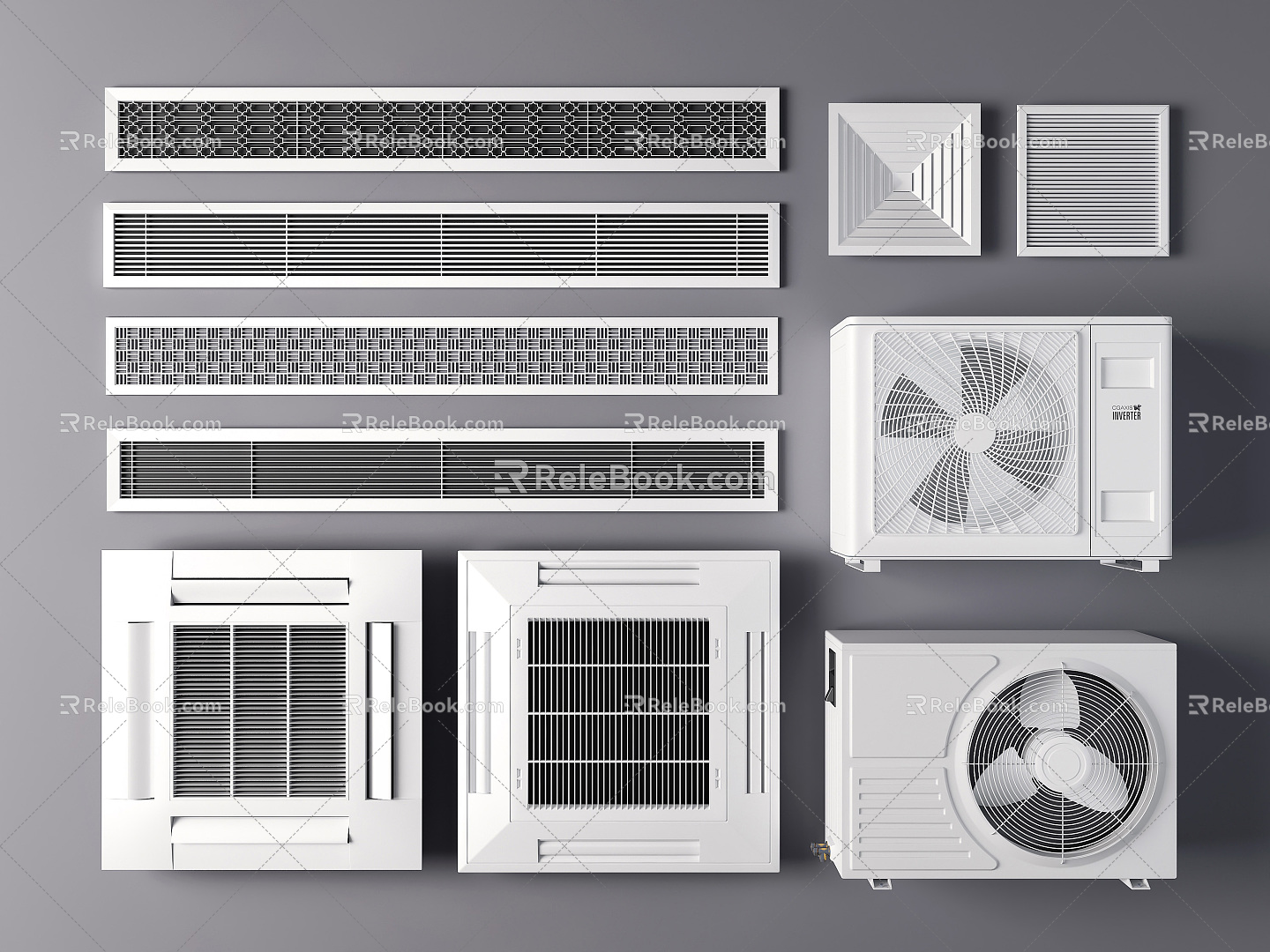 Modern air conditioner air outlet air conditioner outlet central air conditioner model