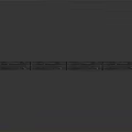 Modern Black Scene Component With Grid Panel And Decorative Frame Structure