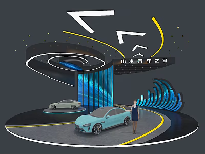 Hyundai Xiaomi Auto Show 3d model