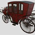 Modern carriage 3d model