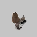 Stylish Tableware Set with Glass Drink Muffin Chocolate Sunglasses Bag and Magazines