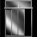 Modern windows 3d model