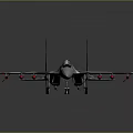 Modern Military Fighter Aircraft With Camouflage Livery And Airborne Missiles