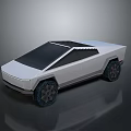 Futuristic White Concept Car With Sleek Body Black Windows And Large Wheels