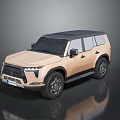 Beige SUV With Black Roof Modern Design And Off Road Style Alloy Wheels