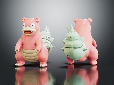 Modern Game Character Monster 3d model