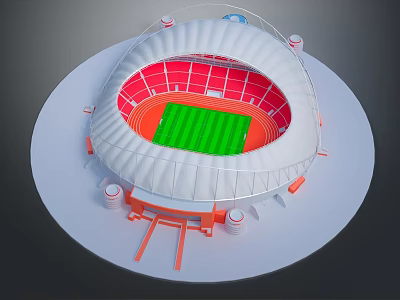 Gymnasium Large Gymnasium Sports Center Competition Center Large Sports Ground Large Stadium 3d model