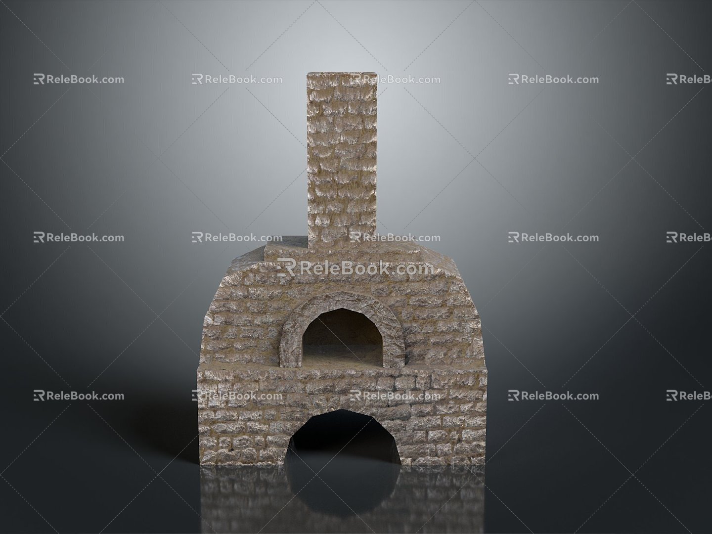 Fireplace Science Fiction Fireplace Future Fireplace Western Fireplace 3d model