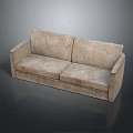 Modern Sofa Furniture With Soft Fabric Upholstery And Light Color Design