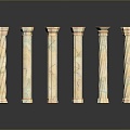 Columns Stone Columns Stone Columns Old Columns Roman Columns Roman Columns Classical Columns Greek Columns 3d model