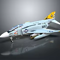 Modern Fighter Next Generation Aircraft Attack Aircraft 3d model