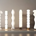 Modern floor lamp cream wind floor lamp gourd string floor lamp bedside floor lamp bedroom floor lamp atmosphere lamp 3d model