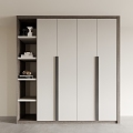 Wardrobe Locker Decorative Cabinet Bookcase Storage Cabinet Side Cabinet Wall Cabinet 3d model