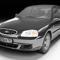 Hyundai Accent Sedan Car 3d model