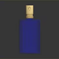 Transparent Glass Bottle With Gold Pump And Diamond Pattern For Daily Use