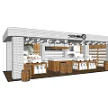 FEEL MILLA Specialty Store Featuring Wooden Barrels Display Shelves And Brick Walls