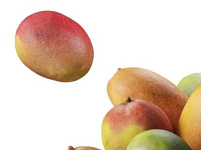 fruit mango imperial concubine mango 3d model