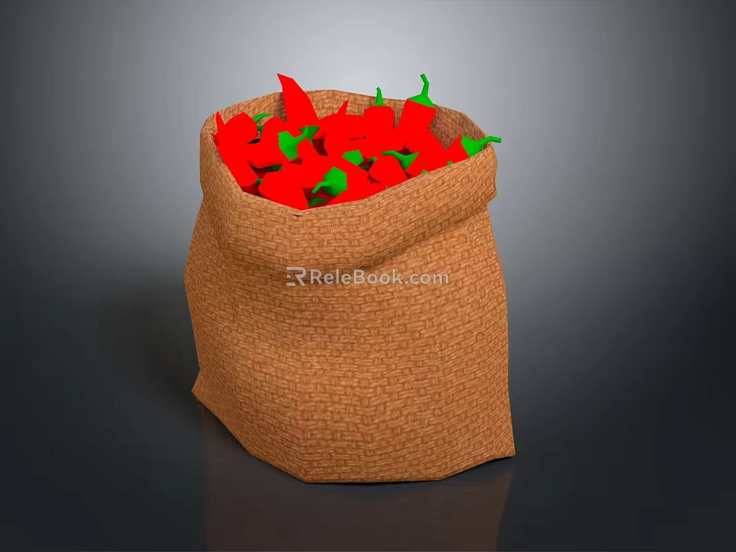 Sack Bag Grain Bag Bundle Sack Bundle Sack Jute Sack 3d model