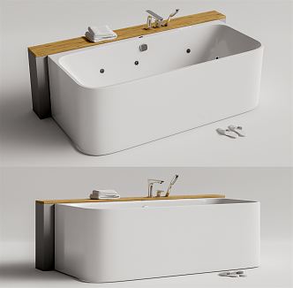 modern bathtub jacuzzi 3d model