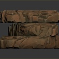 Stone Rock Stone Stone Appreciation Stone Strange Stone Ore Realistic 3d model