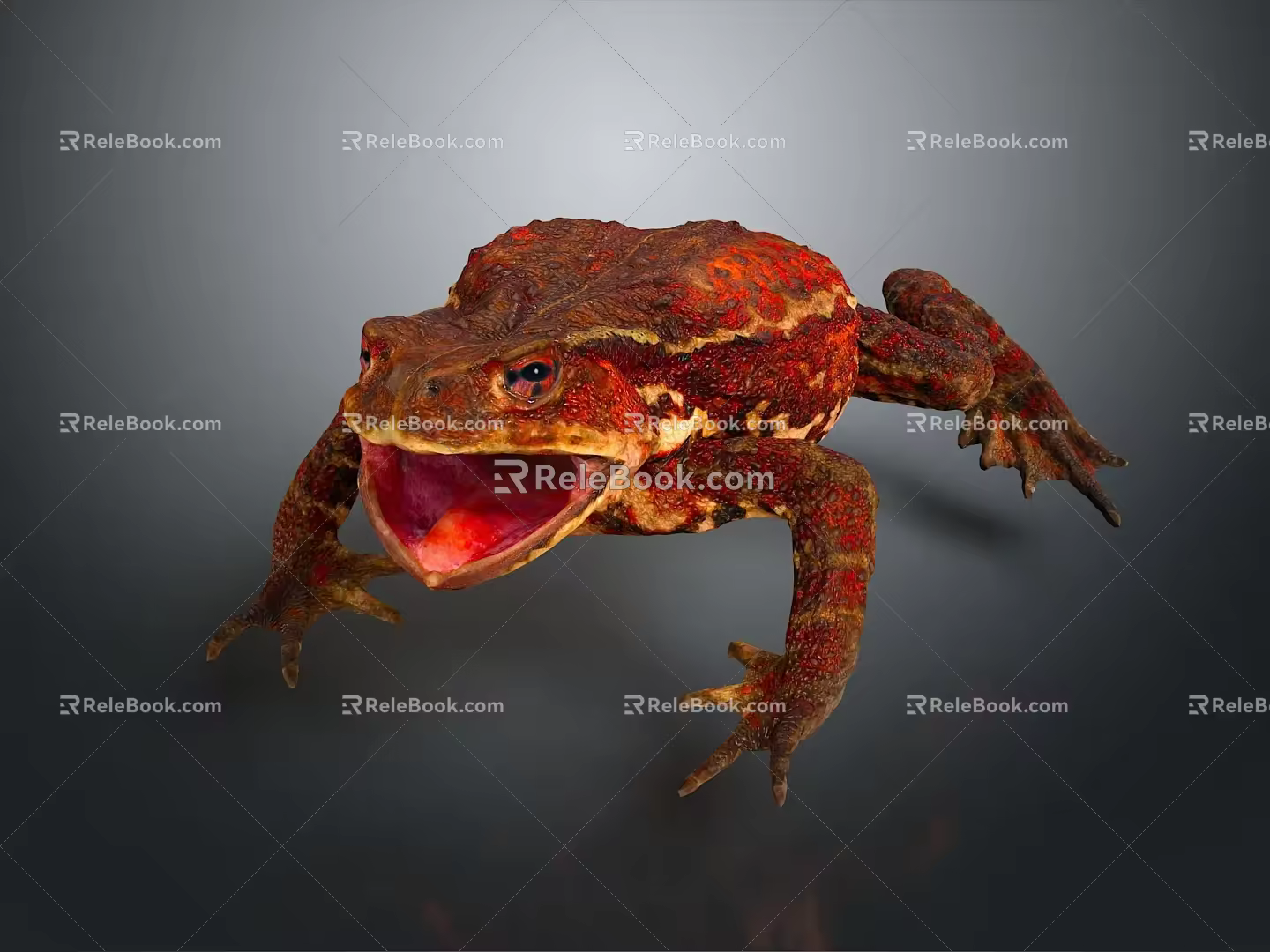 Frog Frog Frog Poison Frog Game Frog Reptile Cold Blooded Animal Reptile Reptile 3d model