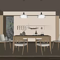 Song Style Restaurant 3d model