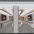 Elegant Luxury Jewelry Store Interior Design With Glass Display Cases And Shiny Counters