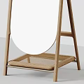 Modern Full Length Mirrors with Three Colors Stand Design for Home Decor