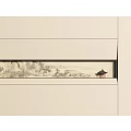 Traditional Chinese Background Wall Featuring Long Strip Landscape Artwork And Pavilion Design