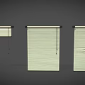 Shutters Window Paper Window 3d model