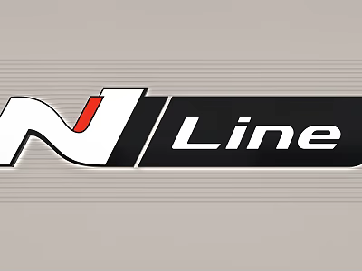 N Line Logo With Distinctive Lettering And Color Scheme 3d model
