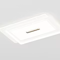 Modern Square LED Ceiling Light With Sleek Design And Decorative Illuminated Border 3d model