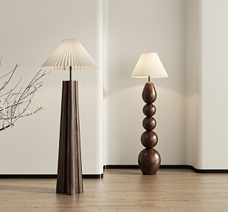 Floor lamp combination 3d model