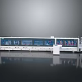 Automatic Industrial Precision Production Line Equipment with Transparent Windows and Control Panel for Manufacturing Processing