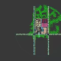 Traditional And Modern Commercial Street With Gray Tiled Roofs Water Channels And Open Plazas
