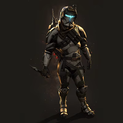 Modern Game Characters Movie Game Characters 3d model