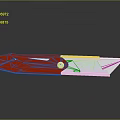 Red Utility Knife With Sharp Metal Blade And Ergonomic Handle For Daily Use