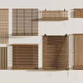 New Chinese-style Venetian Blinds 3d model