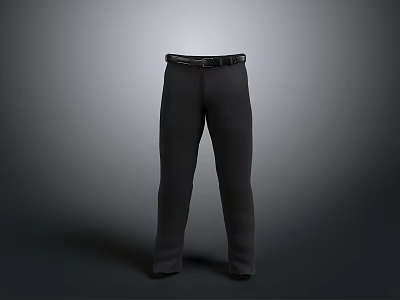 Trousers Men's Pants Women's Pants Clothes Realistic 3d model