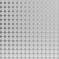 White Square Perforated Panels With Various Dot Patterns Against Gray Background 3d model