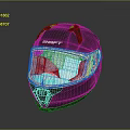 Shaft Black Motorcycle Helmet With Green Logo And Transparent Visor Protective Gear For Riders