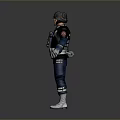 Police officers, civilian police, security, security, soldiers, soldiers, warrior figures 3d model