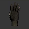 Human Hand Models in Brown and Black with Glowing Pink Fingertips on Grey Background